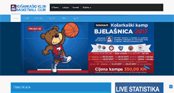 Desktop Screenshot of kos.ba